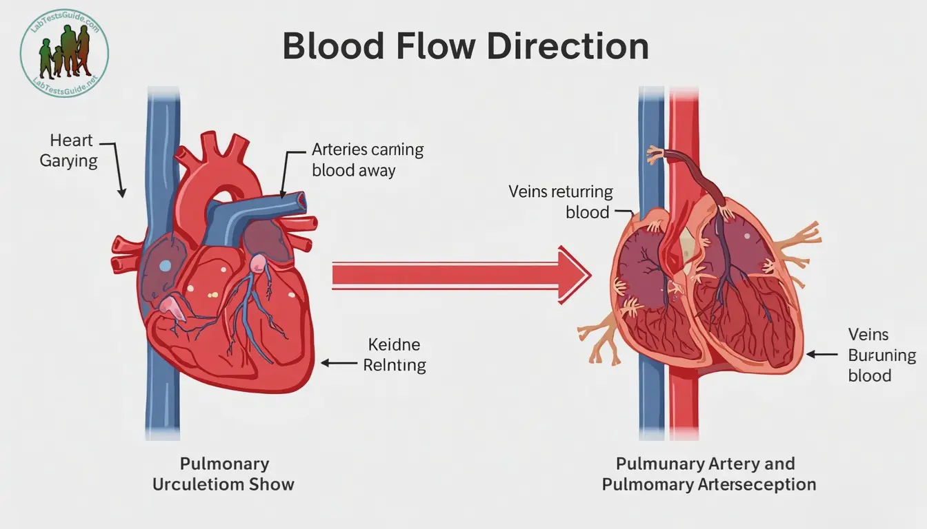 Blood Flow Direction Diagram Blood Flow Direction Diagram