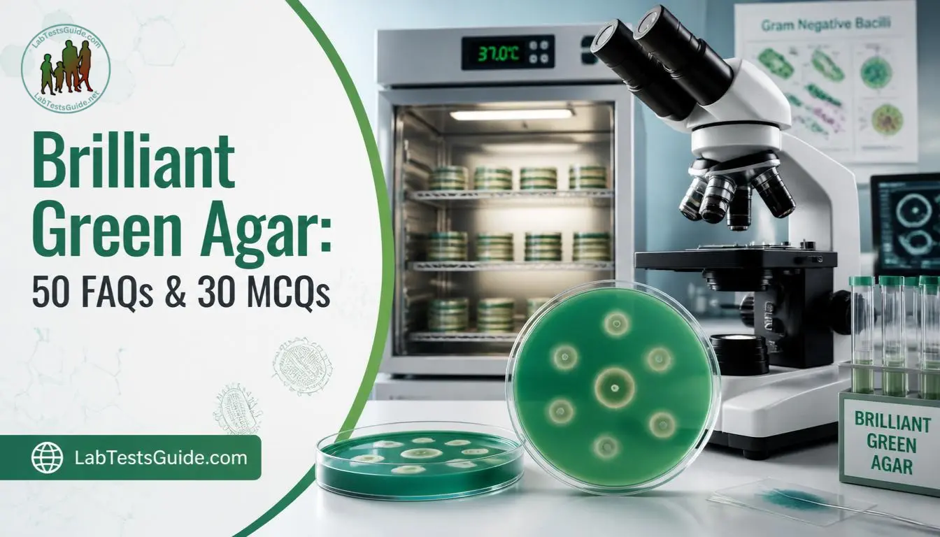 Brilliant Green Agar 50 FAQs and 30 MCQs