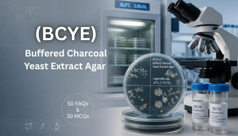Buffered Charcoal Yeast Extract Agar (BCYE) 50 FAQs and 30 MCQS
