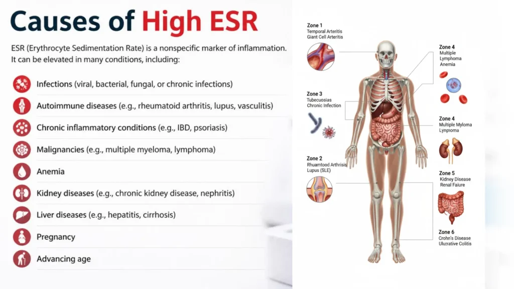 Causes of High ESR Level