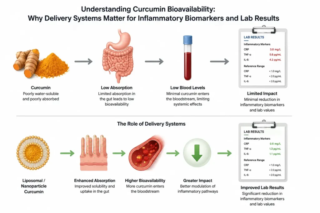 Curcumin Bioavailability & Lab Tests - Why Delivery Form Matters