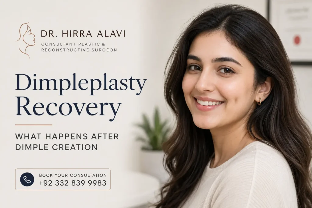 Dimpleplasty Recovery - Dr. Hirra Alavi