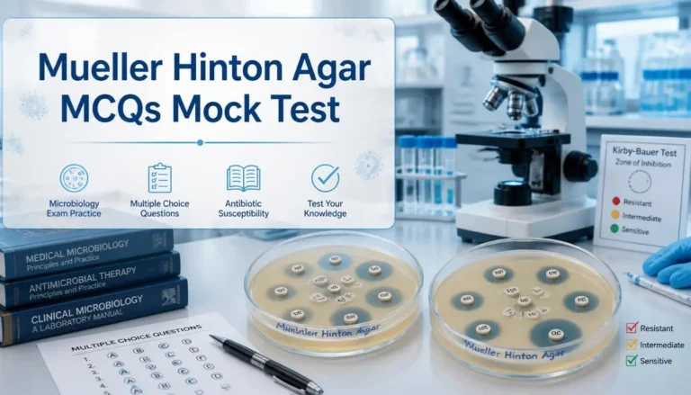 Mueller Hinton Agar 30 Mock Test