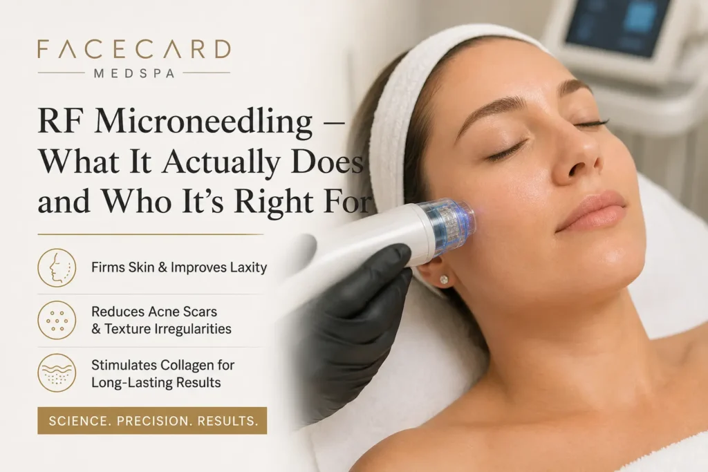 RF Microneedling — What It Actually Does and Who It's Right For