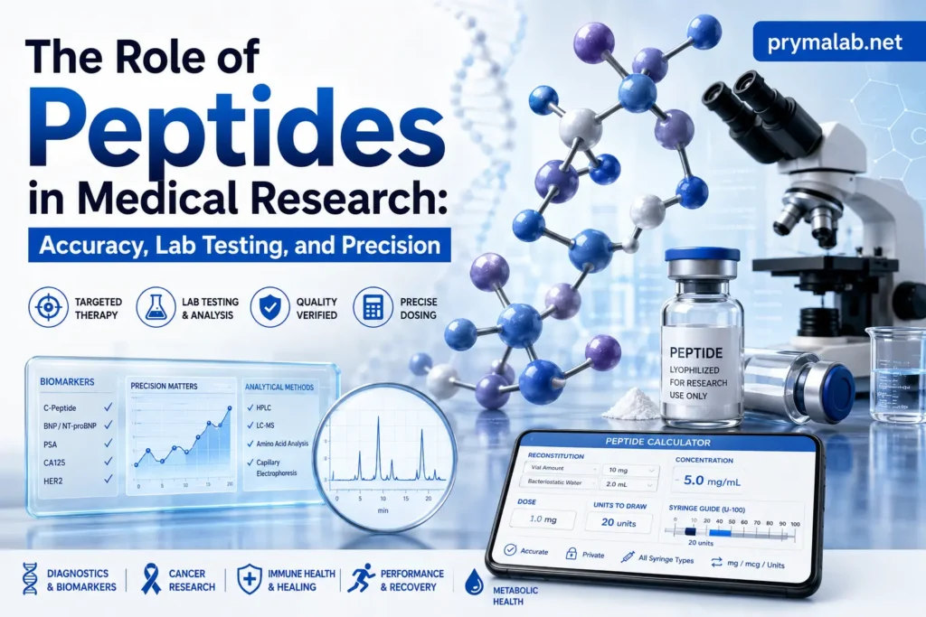 The Role of Peptides in Medical Research - Accuracy, Lab Testing, and Precision