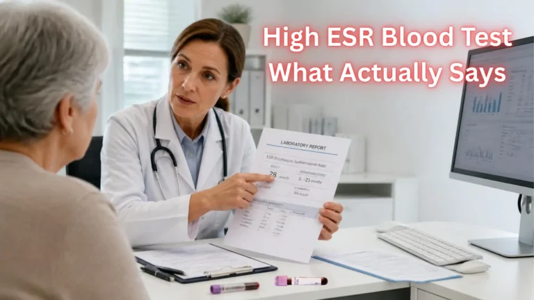 What a High ESR Blood Test Actually Says About Your Body’s Hidden Inflammation