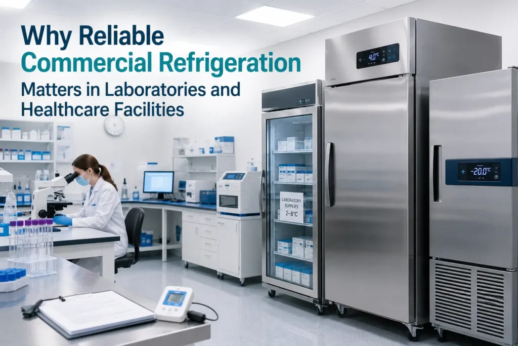 Why Reliable Commercial Refrigeration Matters in Laboratories and Healthcare Facilities