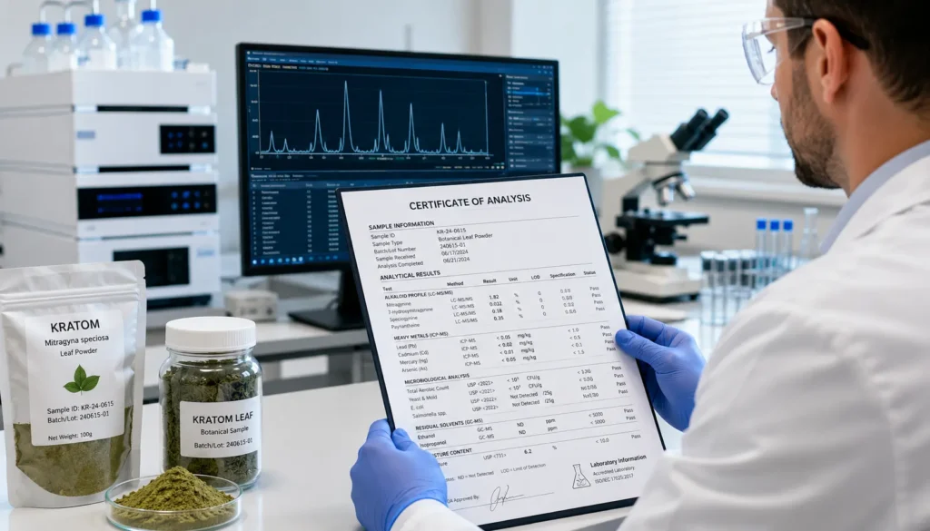 Kratom Certificate of Analysis - What Lab Results Really Show
