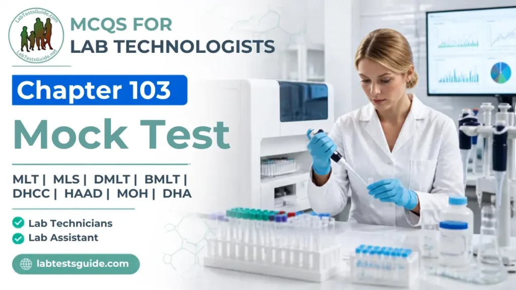 Lab MCQs Mock Test Chapter 103 Immunology Clinical Biochemistry
